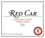 Red Car Doc's Ranch Vineyard Pinot Noir 2010  Front Label