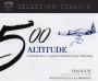 Les Vignerons du Mont-Ventoux Altitude 500 2015  Front Label