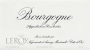 Domaine Leroy Bourgogne Rouge 2014 Front Label