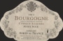 Domaine Sorin de France Bourgogne Cotes d'Auxerre Pinot Noir 2015  Front Label