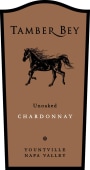 Tamber Bey Unoaked Chardonnay 2016 Front Label