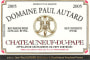 Domaine Paul Autard Chateauneuf-du-Pape 2005  Front Label