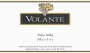 Volante Vineyards Merlot 2005  Front Label