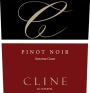Cline Pinot Noir 2009  Front Label