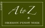 A to Z Pinot Noir (375ML half-bottle) 2013 Front Label