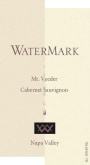 Water Mark Wine Mt Veeder Napa Valley Cabernet Sauvignon 2012  Front Label