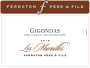 Ferraton Pere & Fils Les Murailles Gigondas 2019  Front Label