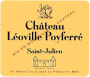 Chateau Leoville Poyferre (3 Liter Bottle) 2019  Front Label