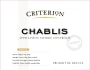 Criterion Chablis 2017  Front Label