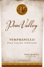 Pear Valley Tempranillo 2017  Front Label