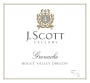 J. Scott Grenache 2014  Front Label