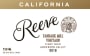 Reeve Tanbark Mill Vineyard Pinot Noir 2018  Front Label