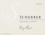 Scherrer Winery Sonoma County Dry Rose 2020  Front Label