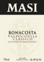 Masi Bonacosta Valpolicella 2017  Front Label