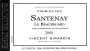 Vincent Girardin Santenay Le Beauregard Premier Cru 2009  Front Label