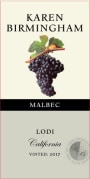 Karen Birmingham Malbec 2017  Front Label