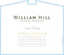 William Hill Unfiltered Chardonnay 2013  Front Label
