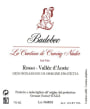 La Cantina di Cuneaz Nadir Vallee d'Aoste Badebec Rosso 2013 Front Label