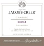 Jacob's Creek Shiraz 2016 Front Label
