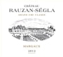 Chateau Rauzan-Segla (1.5 Liter Magnum) 2012  Front Label