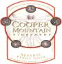 Cooper Mountain Reserve Pinot Noir 2007  Front Label