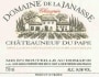 Domaine de la Janasse Chateauneuf-du-Pape Cuvee Chaupin 1990  Front Label