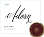 Adorn Red Wine 2015  Front Label