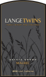 LangeTwins Estate Grown Malbec 2010  Front Label