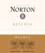 Bodega Norton Reserva Malbec 2014  Front Label