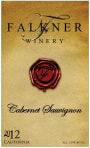 Falkner Winery Cabernet Sauvignon 2012  Front Label