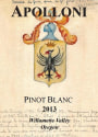 Apolloni Vineyards Pinot Blanc 2013  Front Label