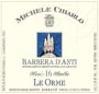 Michele Chiarlo Le Orme Barbera d'Asti 2015  Front Label