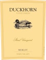 Duckhorn Stout Vineyard Merlot 2014 Front Label