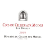 Domaine du Cellier aux Moines Clos du Cellier aux Moines Givry Les Dessus Premier Cru 2019  Front Label