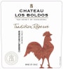 Chateau Los Boldos Tradition Reserve Cabernet Sauvignon 2015 Front Label