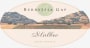 Berryessa Gap Vineyards Malbec 2003  Front Label