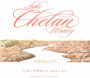 Lake Chelan Winery Columbia Valley Merlot 2015  Front Label