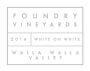 Foundry Vineyards White On White 2014  Front Label