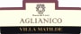 Villa Matilde Rocca dei Leoni Aglianico 2014 Front Label