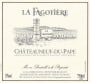 Palestor Chateauneuf-du-Pape La Fagotiere 2011  Front Label