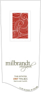 Milbrandt The Estates Malbec 2007  Front Label