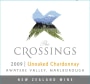 The Crossings Awatere Valley Unoaked Chardonnay 2009  Front Label