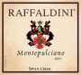 Raffaldini Vineyards & Winery, LLC. Montepulciano 2007 Front Label