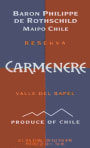 Baron Philippe de Rothschild Mapu Reserva Carmenere 2014  Front Label