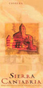 Sierra Cantabria Cosecha 2012 Front Label