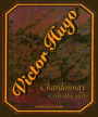 Victor Hugo Winery Chardonnay 2013  Front Label