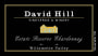 David Hill Winery Estate Reserve Chardonnay 2011 Front Label