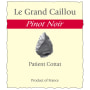 Patient Cottat Le Grand Caillou Pinot Noir 2016  Front Label