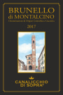 Canalicchio di Sopra Brunello di Montalcino (375ML half-bottle) 2017  Front Label