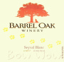 Barrel Oak Winery Seyval Blanc 2007 Front Label